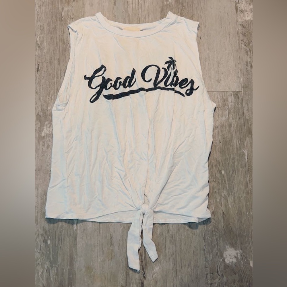 tank top “good vibes”